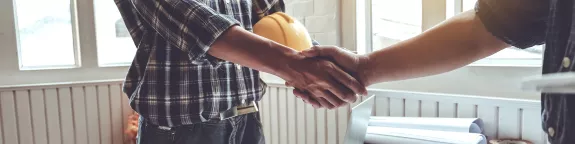 Eco Solar ray handshake partnership